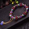 Stunning Garnet and Topaz stone charming bracelets in four beautiful colors Blue Pink Purple Yellow Gem Stone Beads Fine jewelry Creative Gifts