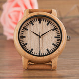 Prepare for compliments with this gorgeous caramel leather and wood watch w/classic buckle closure Shop Now