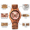 Prepare for questions and compliments with this gorgeous Butterfly wood watch accented with beautiful flowers Shop Now