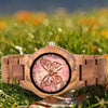 Prepare for questions and compliments with this gorgeous Butterfly wood watch accented with beautiful flowers Shop Now