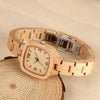 Beautiful Minimalist Bamboo & Zebra Wood Watch