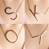 •	18” Princess length chain with beautiful jumbo gold letter charm •	Adjustable 3” extension at the closure for maximum comfort and style •	Fresh… Stylish… Casual… Cool… Sexy… Fun… •	Letters are so much fun to wear… Represent yourself or significant other, kids, or favorite family member… •	Prepare for compliments!