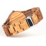 Prepare for questions and compliments with this gorgeous Butterfly wood watch accented with beautiful flowers Shop Now