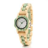 Fresh light and lively natural Bamboo Watch w/gorgeous Gemstone detail Shop TomLew Watch Collection Now