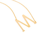 •	18” Princess length chain with beautiful jumbo gold letter charm •	Adjustable 3” extension at the closure for maximum comfort and style •	Fresh… Stylish… Casual… Cool… Sexy… Fun… •	Letters are so much fun to wear… Represent yourself or significant other, kids, or favorite family member… •	Prepare for compliments!