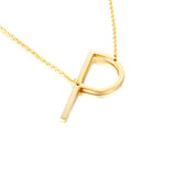 •	18” Princess length chain with beautiful jumbo gold letter charm •	Adjustable 3” extension at the closure for maximum comfort and style •	Fresh… Stylish… Casual… Cool… Sexy… Fun… •	Letters are so much fun to wear… Represent yourself or significant other, kids, or favorite family member… •	Prepare for compliments!