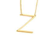 •	18” Princess length chain with beautiful jumbo gold letter charm •	Adjustable 3” extension at the closure for maximum comfort and style •	Fresh… Stylish… Casual… Cool… Sexy… Fun… •	Letters are so much fun to wear… Represent yourself or significant other, kids, or favorite family member… •	Prepare for compliments!