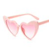 8 Beautiful Colors UVA & UVB Protection Fun Heart Shaped Hand Polished Frame Polycarbonate UV400 Lenses