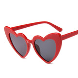 8 Beautiful Colors UVA & UVB Protection Fun Heart Shaped Hand Polished Frame Polycarbonate UV400 Lenses