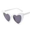 8 Beautiful Colors UVA & UVB Protection Fun Heart Shaped Hand Polished Frame Polycarbonate UV400 Lenses