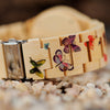 Prepare for compliments with this gorgeous Butterfly Painted Detailed Bamboo Watch. Limited Qty. Don’t miss out Shop Now