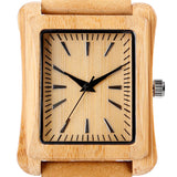 Prepare for compliments with this simple clean caramel colored leather band bamboo watch.  Shop Now