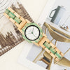 Fresh light and lively natural Bamboo Watch w/gorgeous Gemstone detail Shop TomLew Watch Collection Now