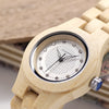 Fresh light and lively natural Bamboo Watch w/gorgeous Gemstone detail Shop TomLew Watch Collection Now