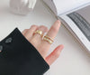 •	Simple, classic, and gorgeous double strip shaped gold or silver ring •	18k Gold plated sterling silver or Polished Sterling Silver to look great with any outfit or occasion  •	Adjustable for a comfortable fit •	Superb quality •	Prepare for compliments