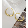 Genius Gold Hoops