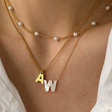 •	18” Princess length chain with a beautiful natural seashell letter charm •	Adjustable 3” extension at the closer for maximum comfort and style •	Fresh… Trendy… Casual… Cool… Sexy… Fun… •	Superb quality, natural seashell sculpted letters are so much fun to wear… •	Prepare for compliments!