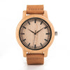 Prepare for compliments with this gorgeous caramel leather and wood watch w/classic buckle closure Shop Now