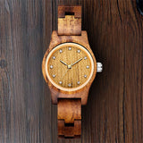 Prepare for compliments with these gorgeous Honey, Chocolate Swirl, and Dark Cherry colored soul soothing Wood Watches.  Shop Now